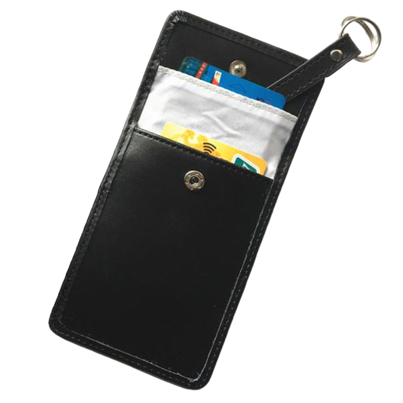 Custom OEM Leather Car Key Case - RFID Key Wallet - SNK006